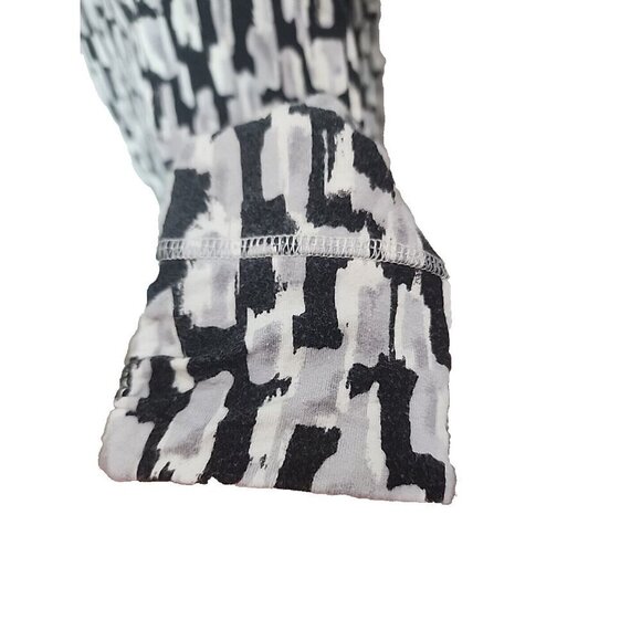 Talbots Animal Print 1/4 Zip Jacket Zip Pockets Stretch Women's 2X - Picture 7 of 10